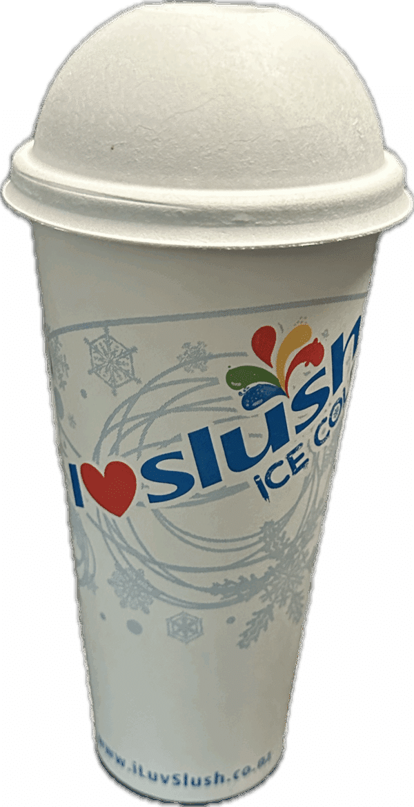 Dome Slush Lids (Sugar Cane)  to fit – Medium / Large Paper Cup - Image 3